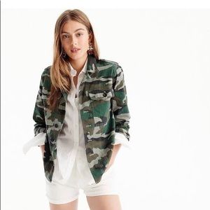 J.Crew Women Camouflage Utility Shirt